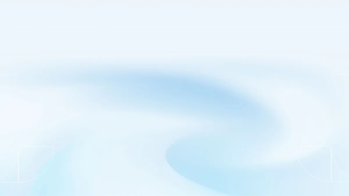 Blue background with abstract swirl