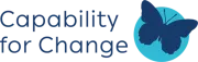 Capability for Change Logo with Butterfly