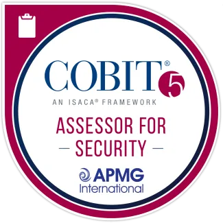 COBIT 5 Assessor for Security badge
