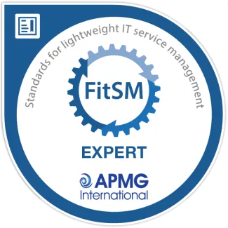 FitSM Expert & Auditor badge