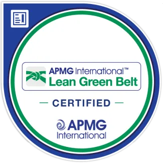 Lean Green Belt badge