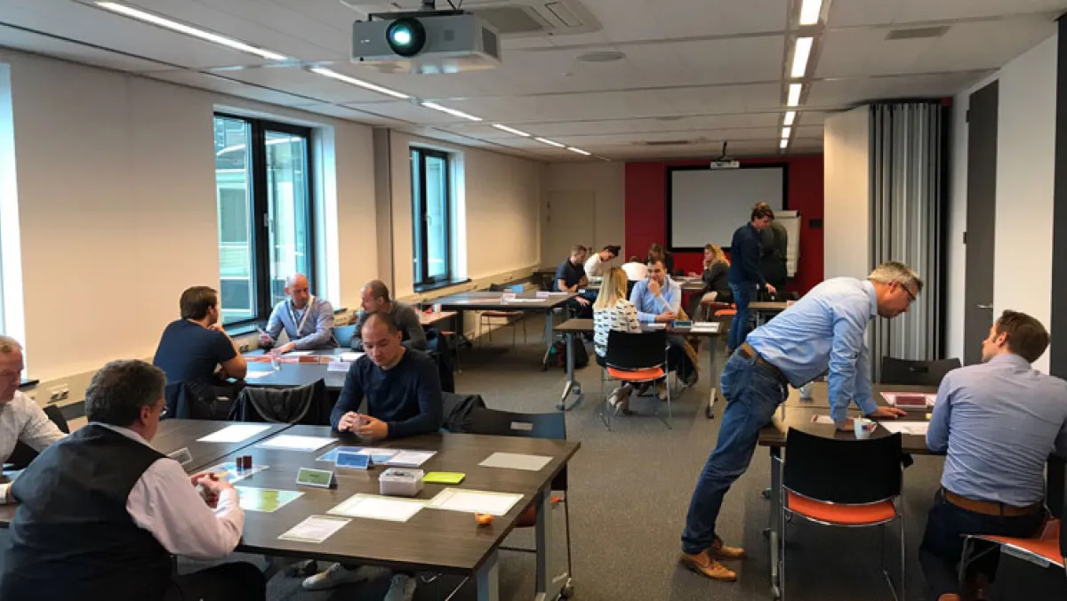 A Pink Elephant classroom in session